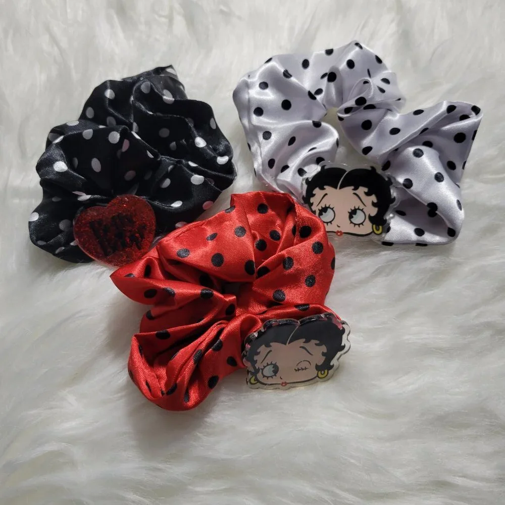 Betty Boop Scrunchie Set